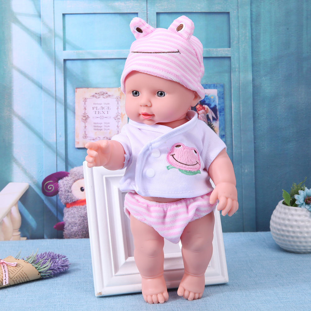 thumbnail image 4 of Simulación Muñecas Baby Muñeca Recién Nacida Realista Vinilo 30 Cm Multifunción Con Ropa para Niñas, 4 of 9