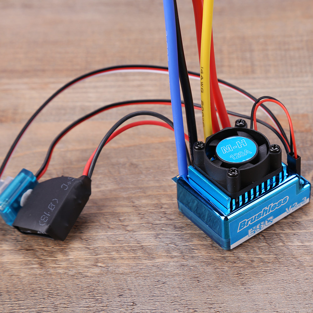 thumbnail image 2 of 45/60/80/120A Motor sin escobillas Controlador eléctrico RC RC Velocidad RC Regulador de velocidad alta para accesorios RC, 2 of 5