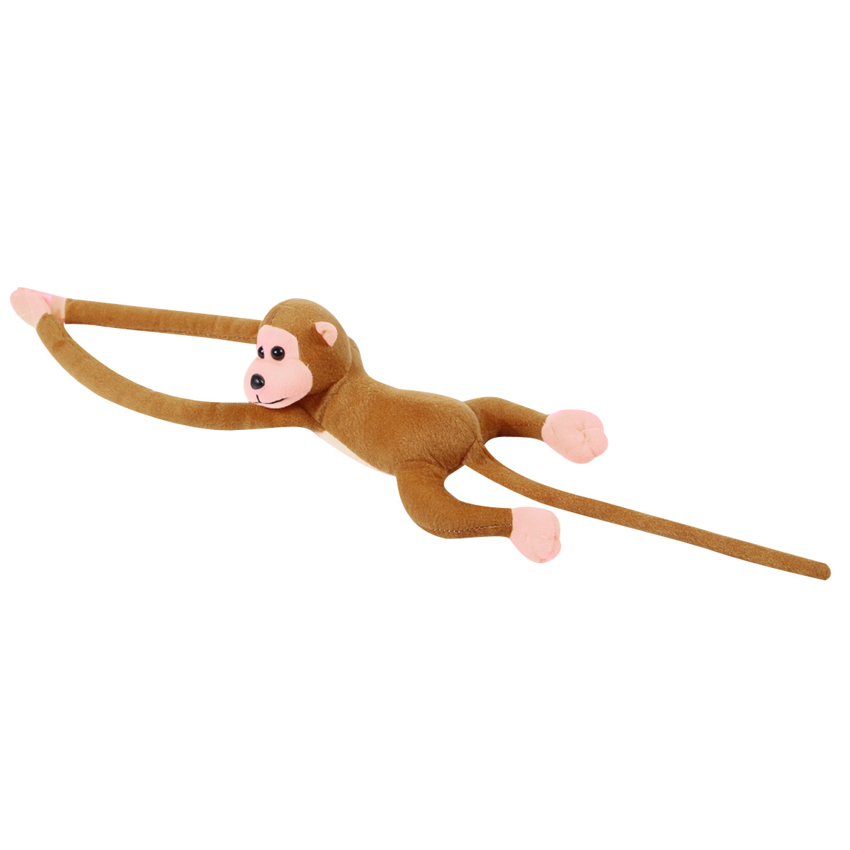 thumbnail image 2 of Muñeco mono de 60cm que cuelga, brazo largo, juguetes de peluche para bebés, regalo para niños, café, 2 of 9