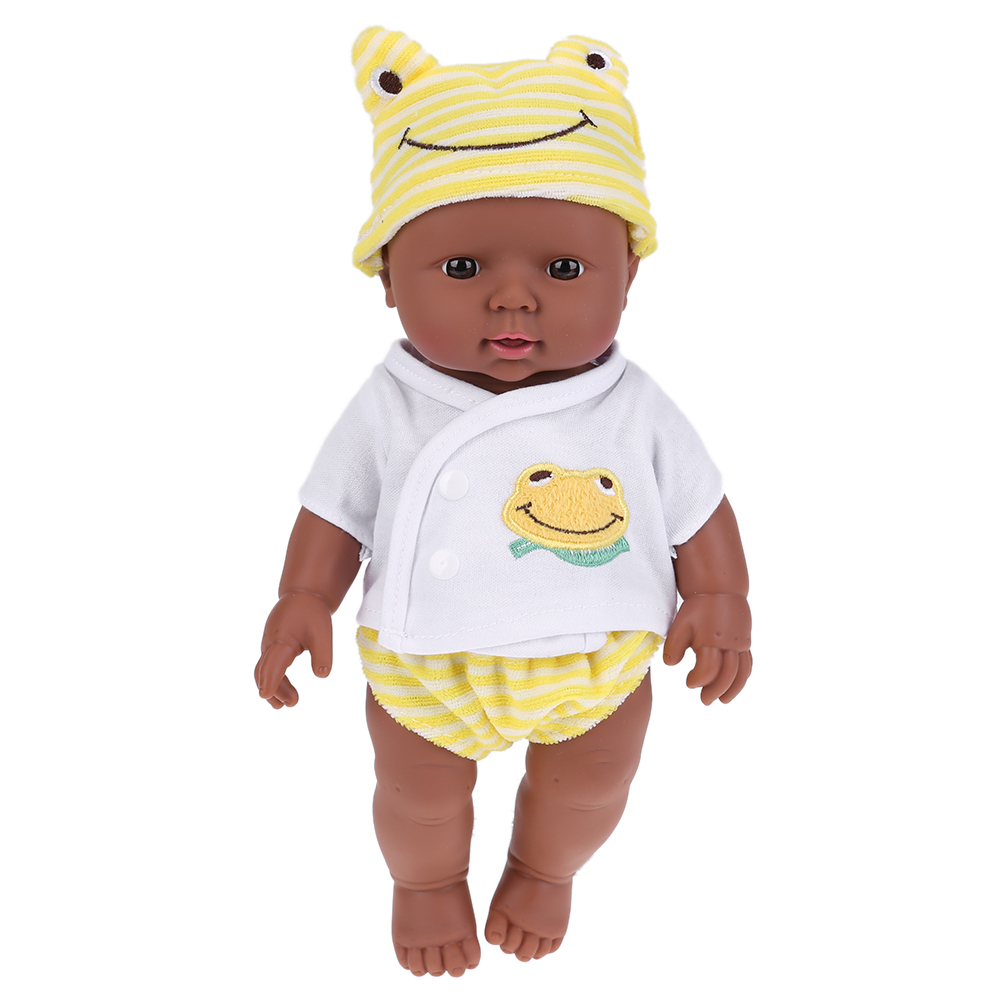 thumbnail image 2 of Muñeca Reborn de 30 cm, juguete realista de vinilo para niños (amarillo), 2 of 9